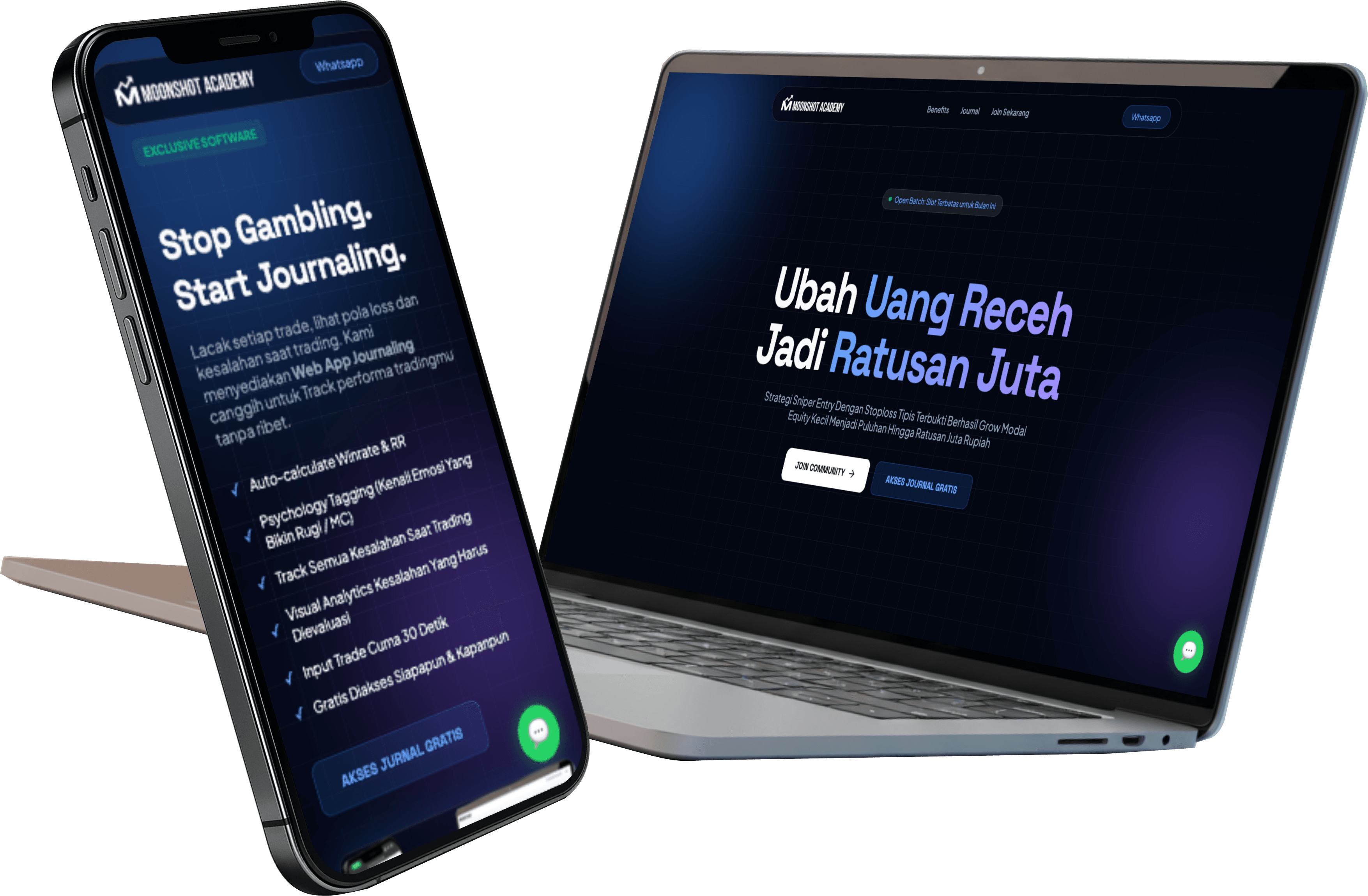 Moonshot Academy Web Mockup